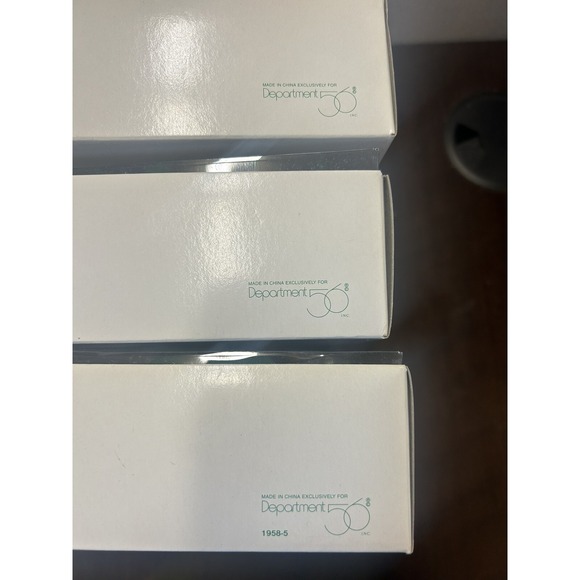 LOT Department Dept 56 HAT & MITTENS Holly Ornament Sets Christmas Tree Winter - Picture 6 of 6